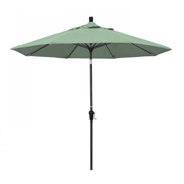 California Umbrella Patio Umbrella, Octagon, 102.38" H, Pacifica Fabric, Spa 194061039687