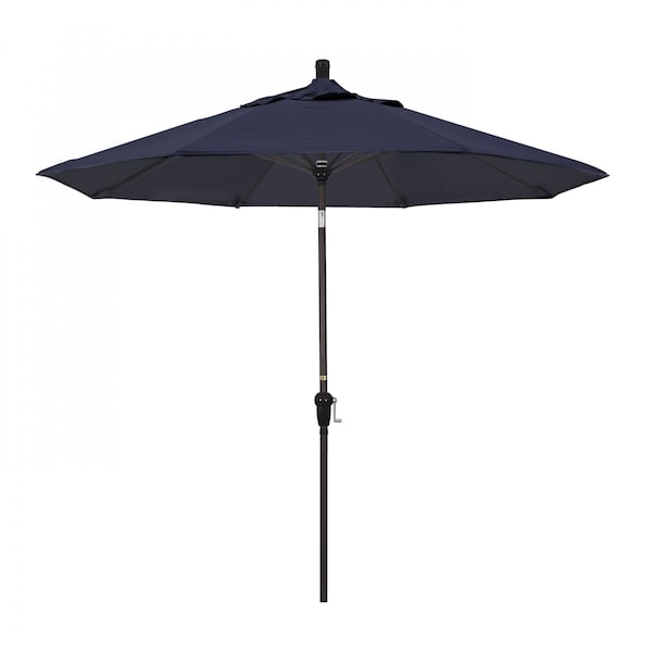 California Umbrella Patio Umbrella, Octagon, 102.38" H, Pacifica Fabric, Navy 194061039755 - main