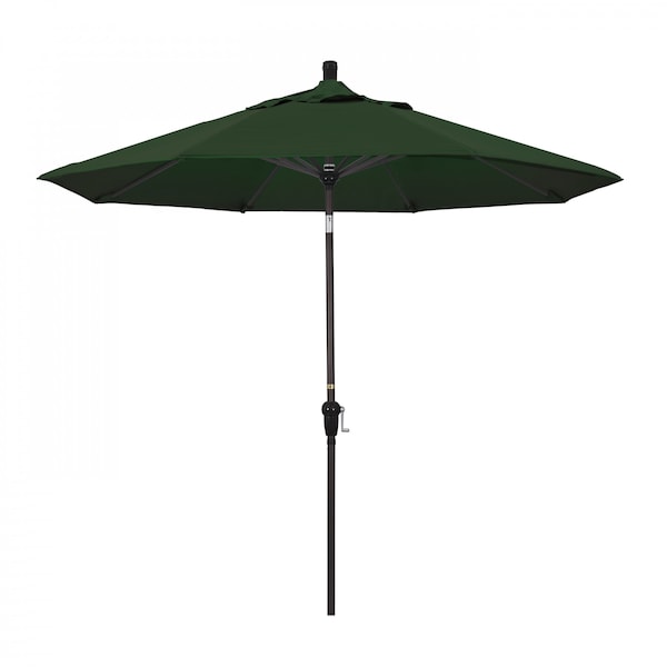 California Umbrella Patio Umbrella, Octagon, 102.38" H, Pacifica Fabric, Hunter Green 194061039779 - main