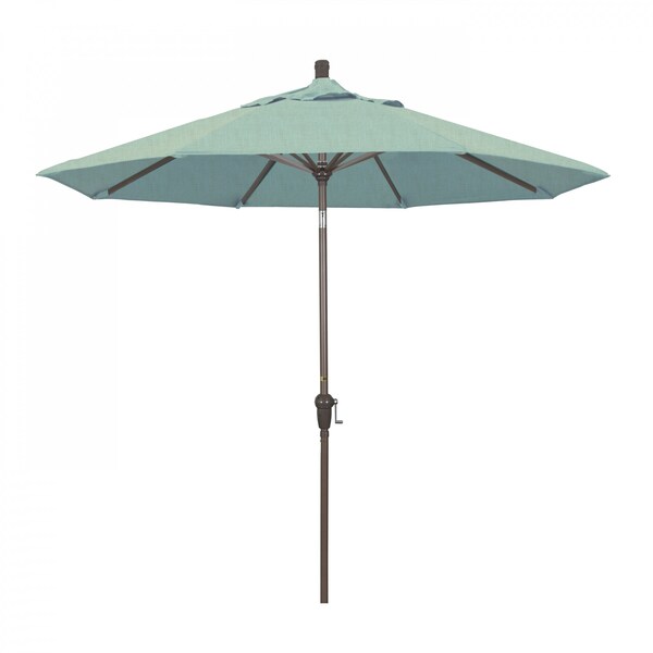 March Patio Umbrella, Octagon, 102.38" H, Sunbrella Fabric, Spa SDAU908900-5413