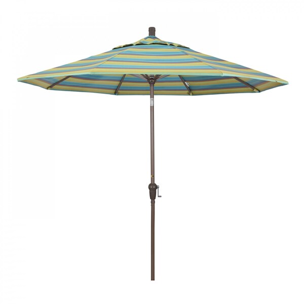 March Patio Umbrella, Octagon, 102.38" H, Sunbrella Fabric, Astoria Lagoon 194061040232