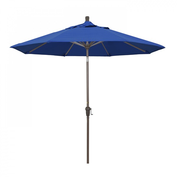 March Patio Umbrella, Octagon, 102.38" H, Pacifica Fabric, Pacific Blue SDAU908900-SA01
