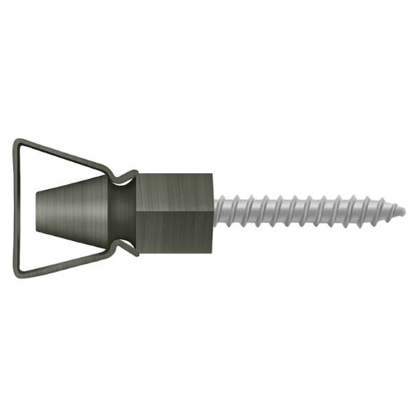Deltana Shutter Door Holder, 1-1/4" Antique Nickel SDH101U15A