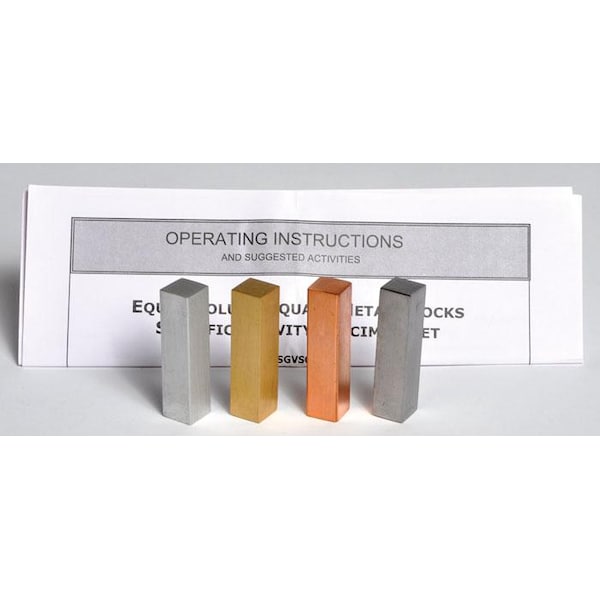 United Scientific Equal Volume Metal Squares, Set Of 4 SGVS04 - main