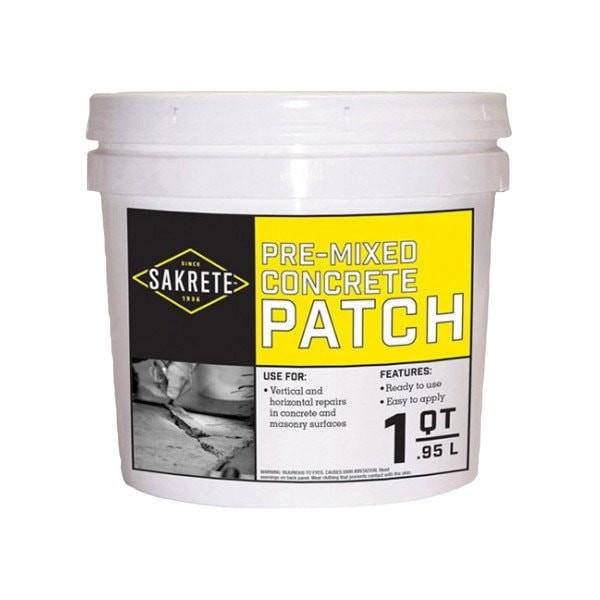 コンクリート　CONCRETE Sakrete Concrete Repair Compound, Pail, Gray, Sakrete 120547