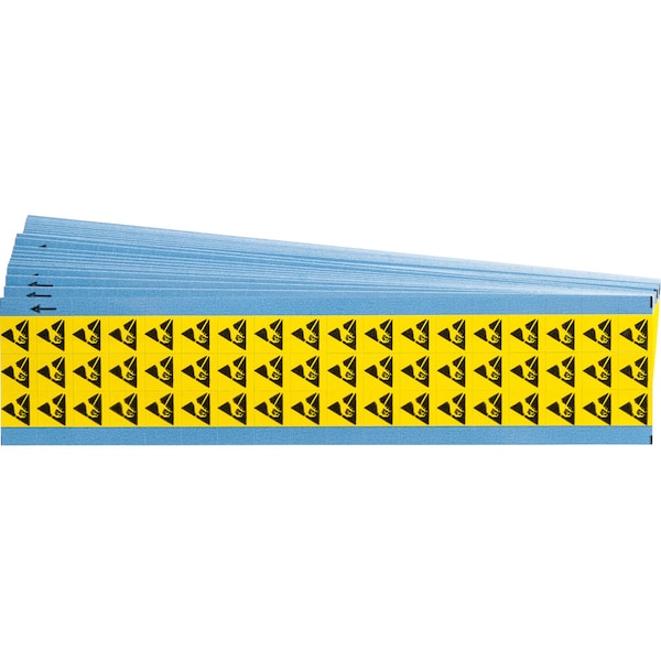 Brady Static Awareness labels Cloth 0.5", PK 25 SL-13-PK - main