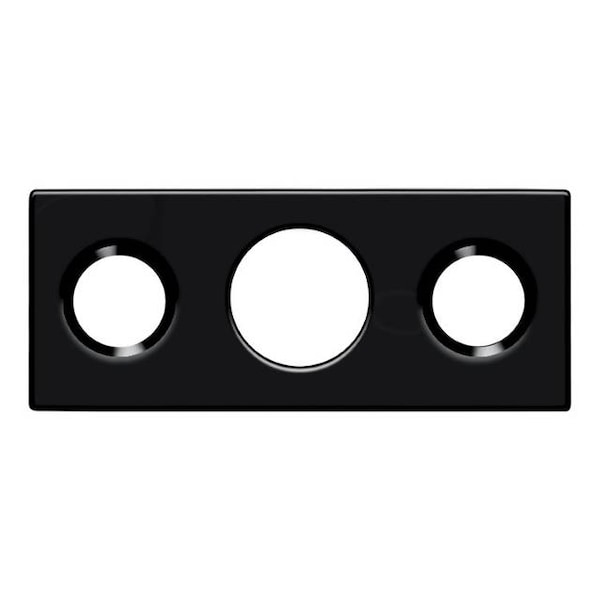 Deltana Strike Plate For 7" Flush Bolt Black SP7FBR19 Zoro