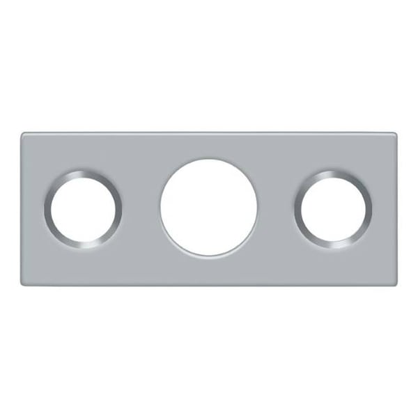 Deltana Strike Plate For 7" Flush Bolt Satin Chrome SP7FBR26D Zoro