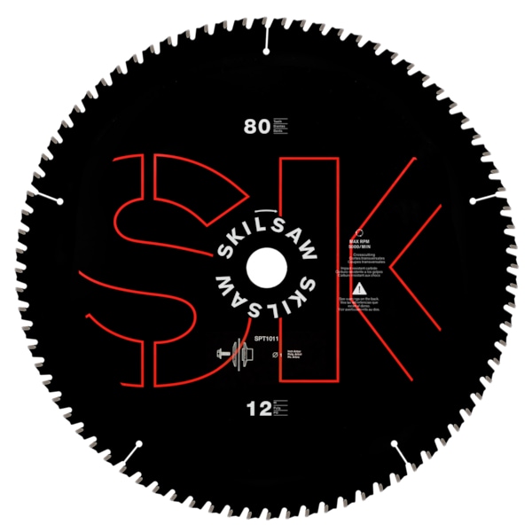 Skil Circular Saw Blade, 12", 80T SPT1011 Zoro