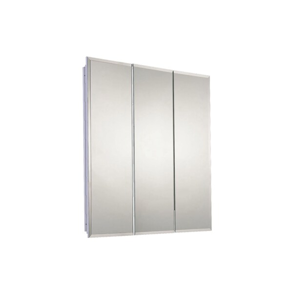 Ketcham 30" x 36" Semi-Recessed Beveled Edge Tri-View Medicine Cabinet SR-3036BV