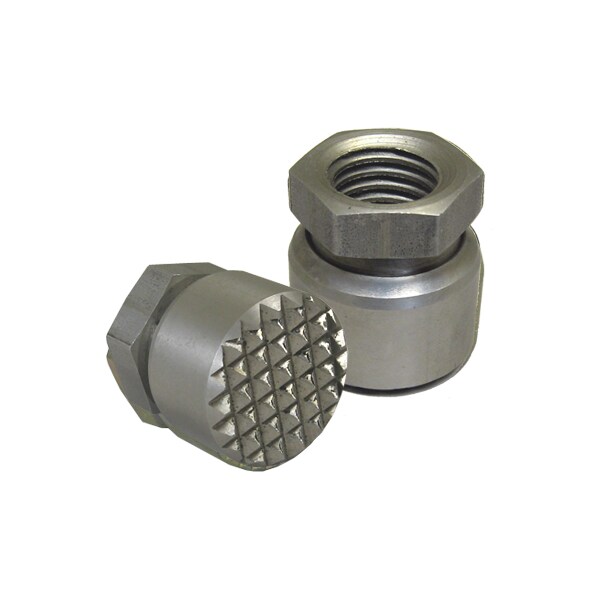 S & W Manufacturing Toggle Pad, Serrated, SS, 3/4-10" SSP-6S