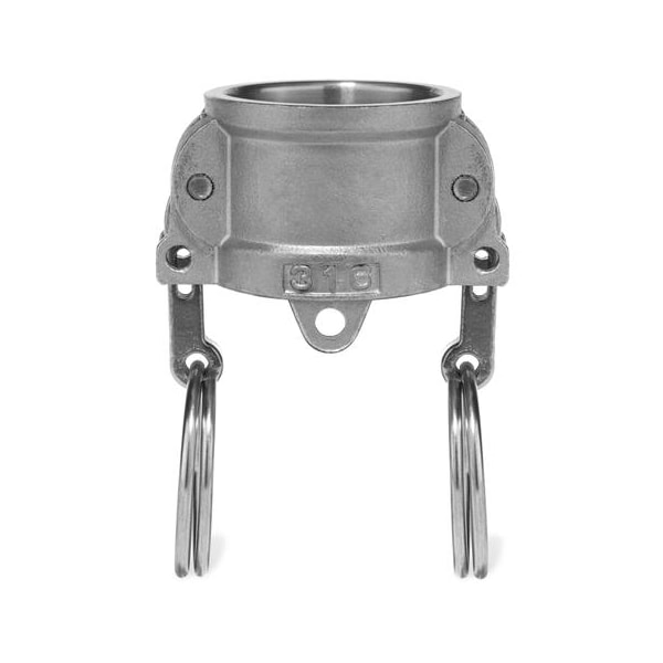 Usa Industrials Cam and Groove Fitting, 316SS, DC, 1/2" Coupler Dust Cap BULK-CGF-67 - main