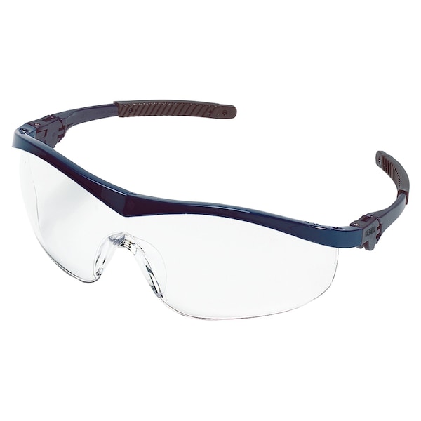 Mcr Safety ST1, Safety Glasses, Anti-Scratch, Clear Lens, Clear Frame, Half Frame ST120 - main