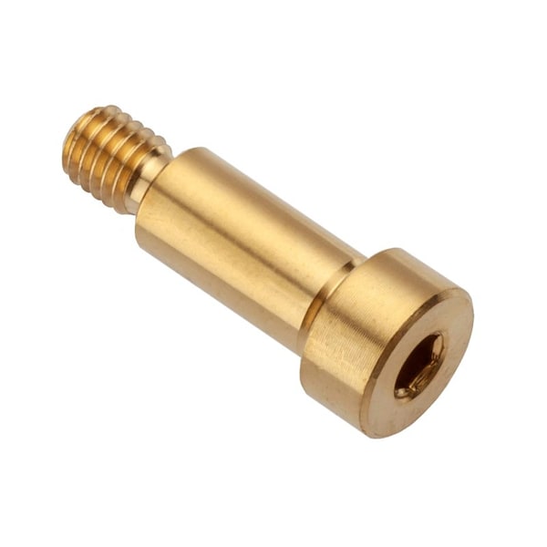 Ampg Shoulder Screw, 2A Thr Sz, 1/4 in Thr Lg, 1/2 in Shoulder Lg, Brass STR55014F08 - main