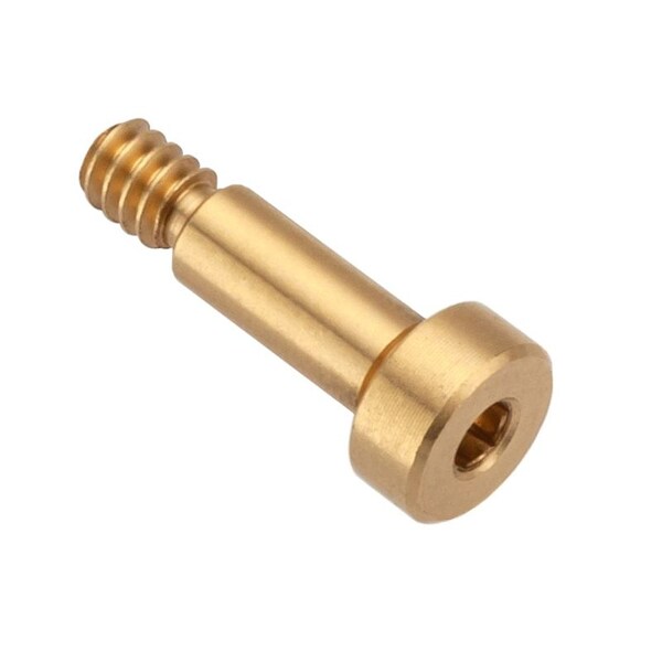 Ampg Shoulder Screw, 2A Thr Sz, 3/16 Thr Lg, 3/8 in Shoulder Lg, Brass STR55053C06 - main
