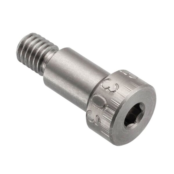Ampg Shoulder Screw, 3A Thr Sz, 1/4 in Thr Lg, 3/8 in Shoulder Lg, 18-8 Stainless Steel STR60114F06 - main