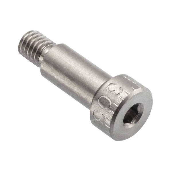 Ampg Shoulder Screw, 3A Thr Sz, 1/4 in Thr Lg, 1/2 in Shoulder Lg, 18-8 Stainless Steel STR60114F08 - main