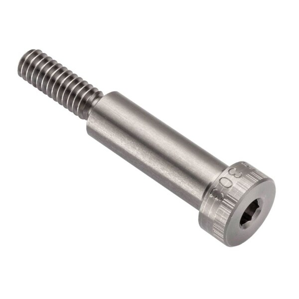 Ampg Shoulder Screw, 3A Thr Sz, 3/4 Thr Lg, 1-1/8 in Shoulder Lg, 18-8 Stainless Steel STR60138C18-1420 - main