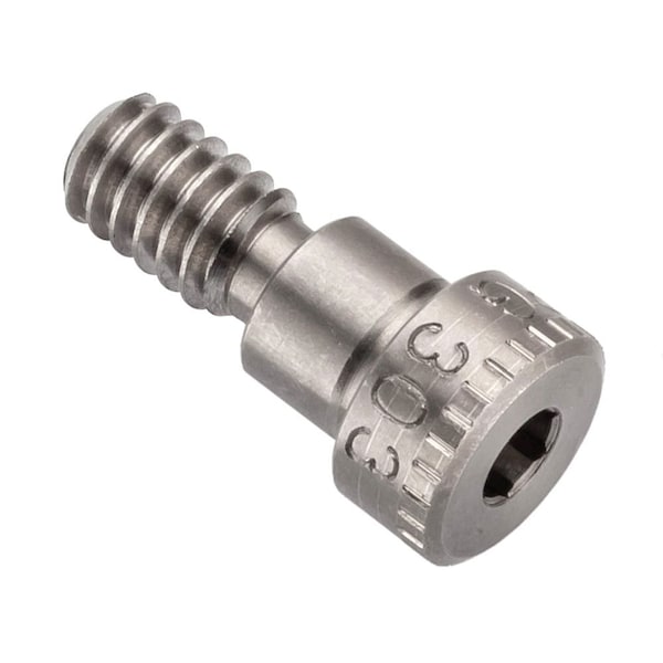 Ampg Shoulder Screw, 3A Thr Sz, 7/16 Thr Lg, 1/4 in Shoulder Lg, 18-8 Stainless Steel STR60151C04 - main
