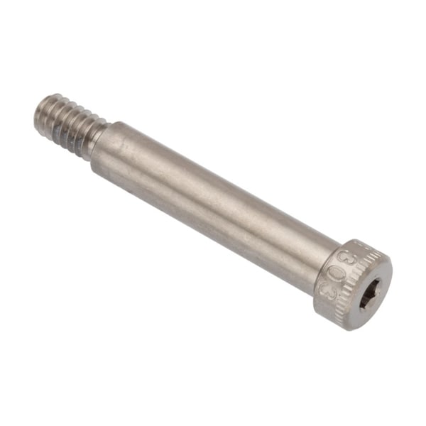Ampg Self-Locking Shoulder Screws, 3A Thr Sz, 7/16 Thr Lg, 1-1/2 in Shoulder Lg, 18-8 Stainless Steel STR60151C24-PATCH - main