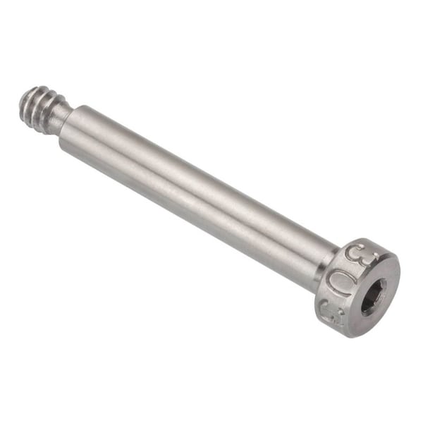 Ampg Self-Locking Shoulder Screws, 3A Thr Sz, 3/16 Thr Lg, 1 in Shoulder Lg, 18-8 Stainless Steel STR60153C16-PATCH - main