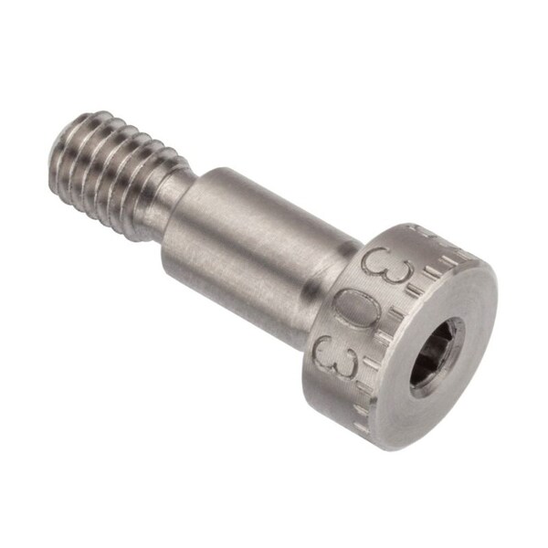 Ampg Shoulder Screw, 5g6g Thr Sz, 8mm Thr Lg, 10 mm Shoulder Lg, 18-8 Stainless Steel STR601M6X10-SHORT - main