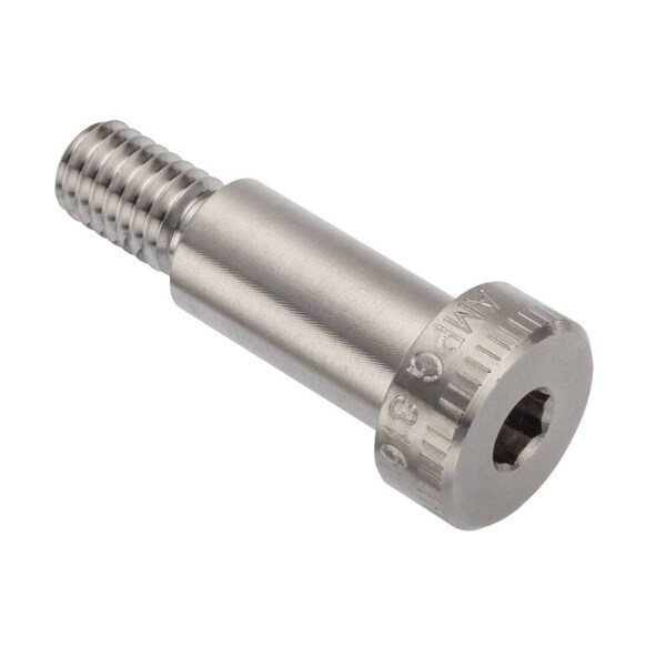 Ampg Self-Locking Shoulder Screws, 3A Thr Sz, 5/8 Thr Lg, 1 in Shoulder Lg, 316 Stainless Steel STR60212C16-PATCH - main