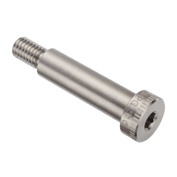 Ampg Self-Locking Shoulder Screws, 3A Thr Sz, 5/8 Thr Lg, 1-3/4 in Shoulder Lg, 316 Stainless Steel STR60212C28-PATCH - main