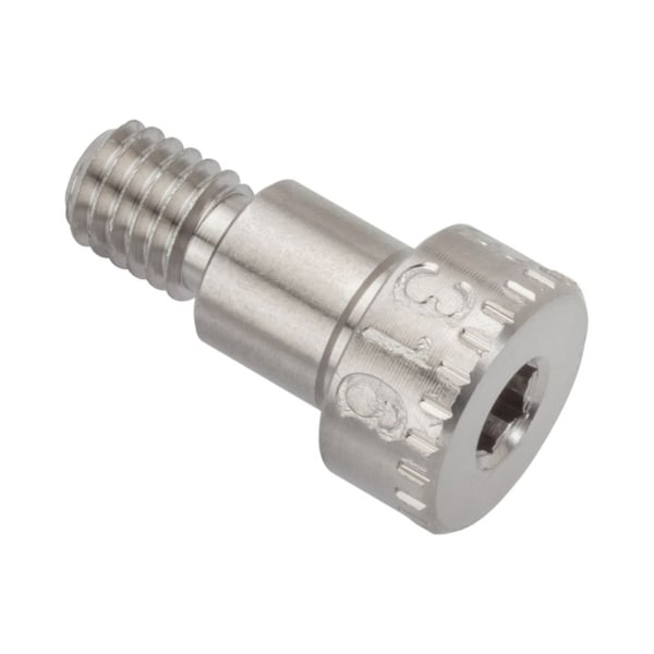 Ampg Shoulder Screw, 3A Thr Sz, 1/4 in Thr Lg, 1/4 in Shoulder Lg, 316 Stainless Steel STR60214F04 - main