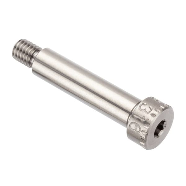 Ampg Shoulder Screw, 3A Thr Sz, 1/4 in Thr Lg, 1 in Shoulder Lg, 316 Stainless Steel STR60214F16 - main
