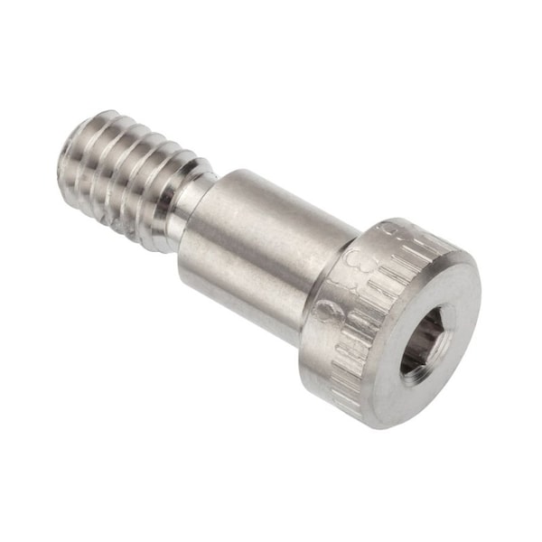 Ampg Self-Locking Shoulder Screws, 3A Thr Sz, 1/2 Thr Lg, 1/4 in Shoulder Lg, 316 Stainless Steel STR60238C04-PATCH - main