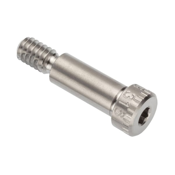 Ampg Self-Locking Shoulder Screws, 3A Thr Sz, 7/16 Thr Lg, 3/4 in Shoulder Lg, 316 Stainless Steel STR60251C12-PATCH - main