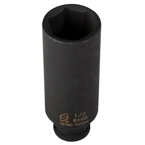 Sunex Deep Impact Socket 1/2", 1/4" Drive 6 Point SUN816D