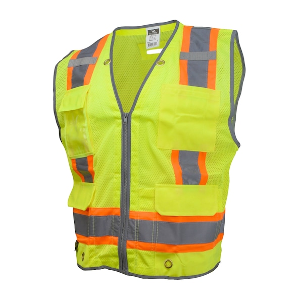 Radians Radians SV6H Type R Class 2 Heavy Duty T, 100% Polyester Mesh and 100% Polyester Tricot, Size 4X SV6HG-4X - main
