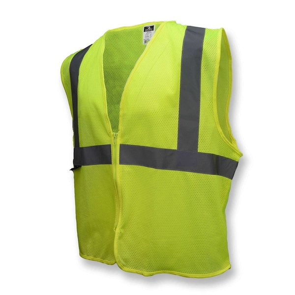 【Necessary or Unnecessary】DIA VEST NVY2 Radians Hi-Vis Economy Safety Vest 3XL Class 2 , Zipper 0