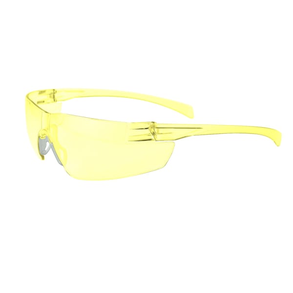 Radians Serrator, Safety Glasses, Anti-Scratch, Amber Lens, Amber Frame, Frameless SE1-40 - main