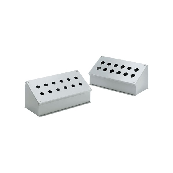 Nvent Hoffman Captive Screws Electrical Enclosures, 3-1/2 in H, 4.88 in D, 5-1/2 in W, NEMA 12, Steel E2PBA - main
