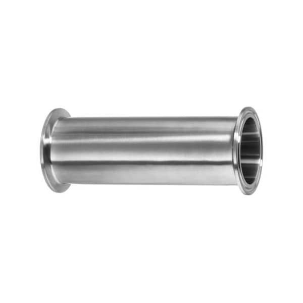 Usa Industrials Sanitary Fitting, Quick-Clamp, 304SS, 4" L Straight, 1/2" ZUSA-STF-QC-16 - main