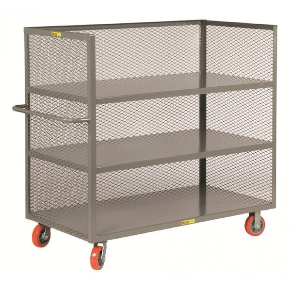 Little Giant Stock Cart, 12 ga. Steel, 3600 lb Load Capacity, 3 Shelves, 24-1/2" W, 57" H T324486PY - main