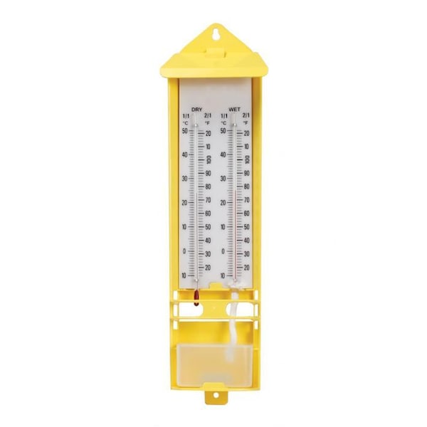 United Scientific Wall Thermometer, Wet And Dry Bulb THWD01 Zoro