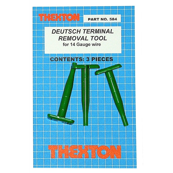 Thexton Terminal Removal Tools, 14 Gauge Wire 584 Zoro