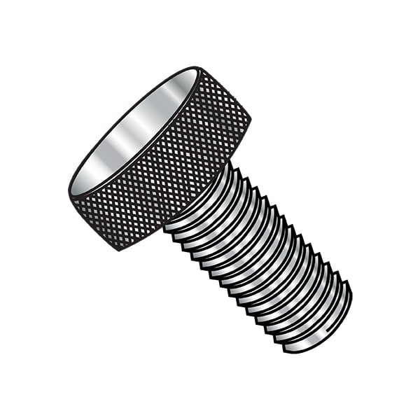 Zoro Select 8-32X5/8 KNURLED THUMB SCREW ALUMINUM, PK100 0810TKAL - main