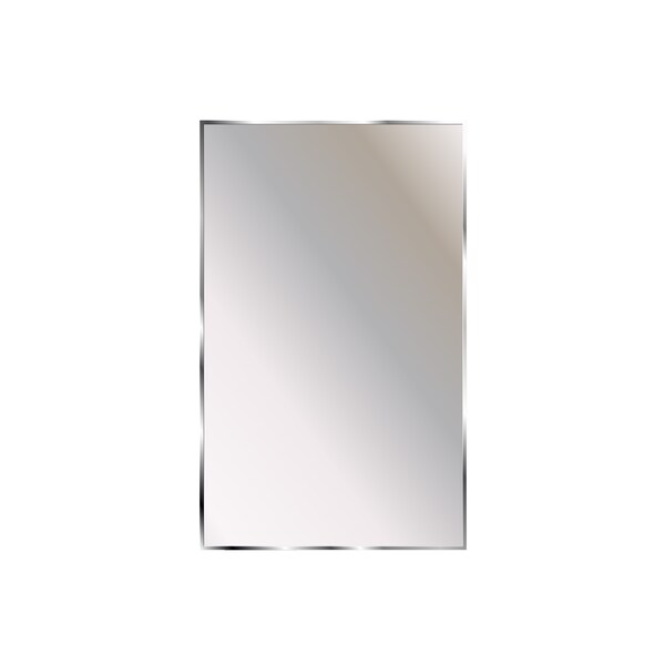 Ketcham 18" x 24 1/4" Surface Mounted Theft Proof Acrylic Mirror TPMA-1824