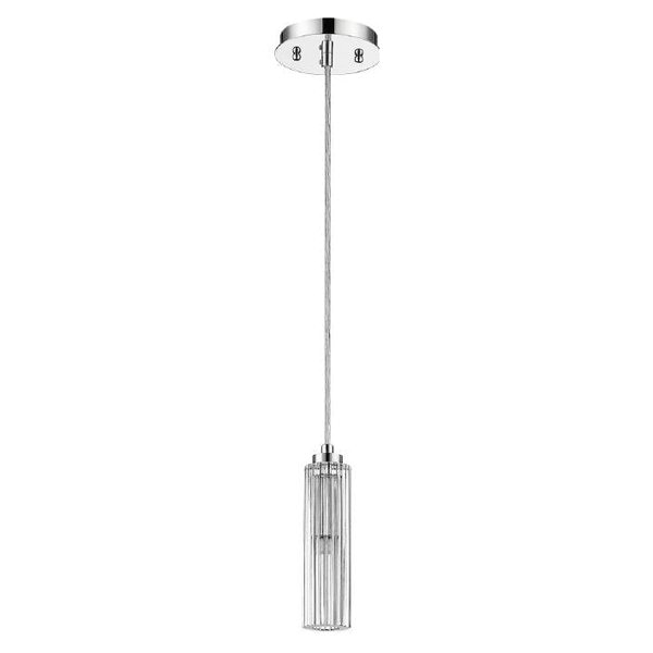Acclaim Lighting Solo 1-Light Pendant Polished Chrome, Height: 7-1/2" A800026-1-R - main