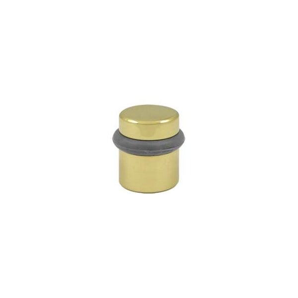 Deltana Round Universal Floor Bumper 1-1/2" Unlacquered Bright Brass UFB4505U3-UNL - main