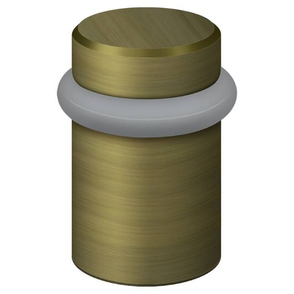 Deltana Round Universal Floor Bumper 2" Antique Brass UFB5000U5 - main