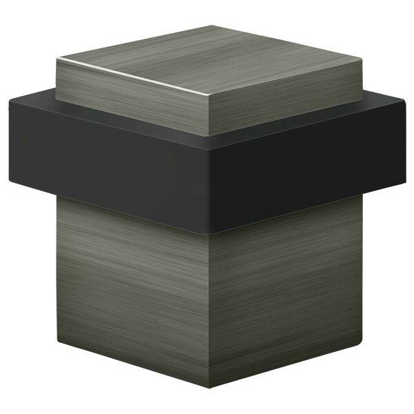 Deltana Square Universal Floor Bumper 1-3/8" Antique Nickel UFBS138U15A - main