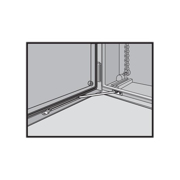 Nvent Hoffman Door Stop Kit, fits ULTRX, SS Type 304 UUDS Zoro