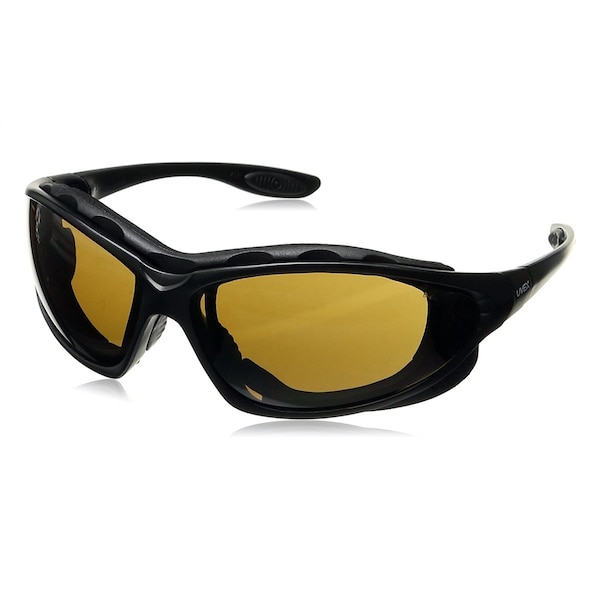 Uvex Seismic Seal Eyewear Safety Glasses W/ Espresso Tint Lens/Black Fram UVXS0601X - main