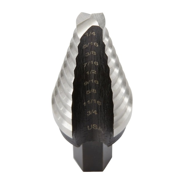 Irwin High Speed Stl Frctnl Self Starting Unibit Drill Bit, No 3 VGPUN3 - main